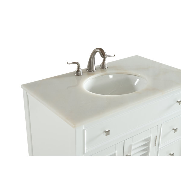 Rosecliff Heights Adelbert 36'' Free Standing Single Bathroom Vanity
